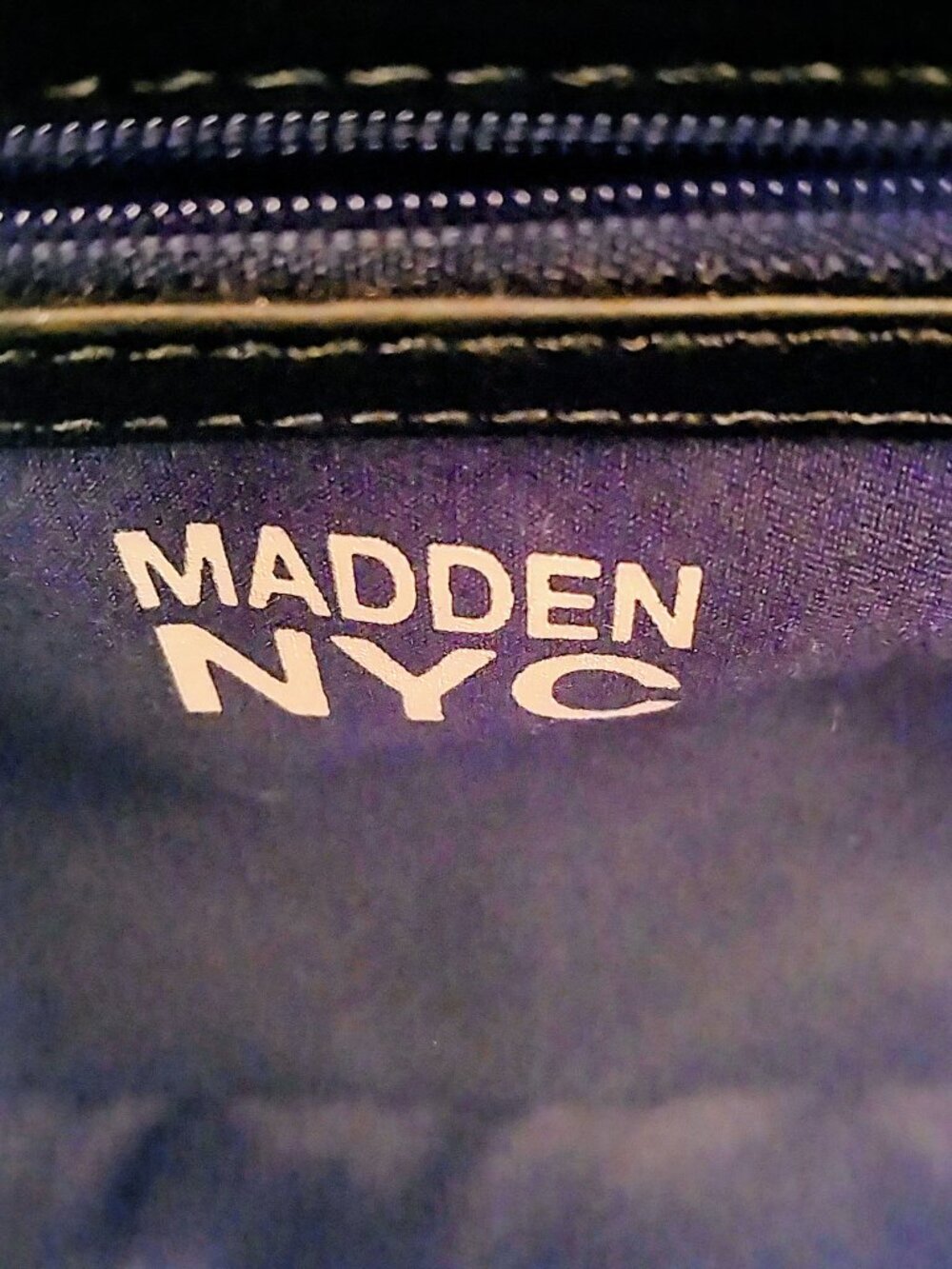 Y2K Inspired Madden NYC Black & White Women’s Purse 10X5X2.5 - Picture 9 of 10